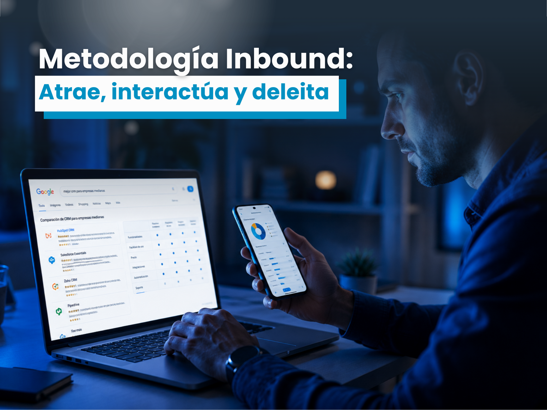 Inbound es un ciclo que crece con el cliente al centro.