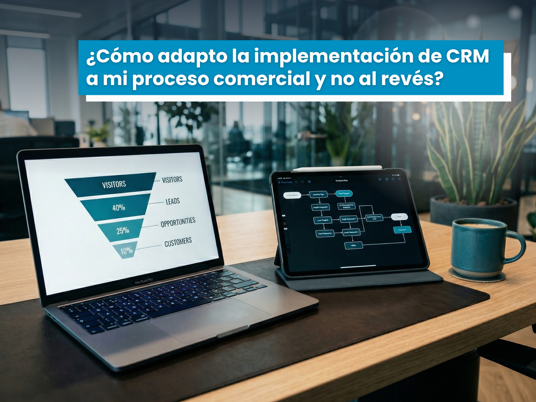 Implementación de CRM para empresas que buscan estructura comercial