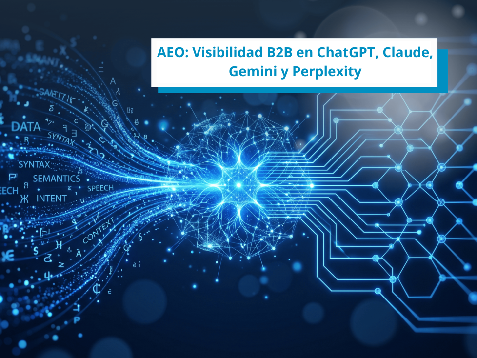 Lee la guía estratégica AEO de Crear en Línea para construir visibilidad de marca B2B en motores de respuesta como ChatGPT, Claude, Gemini y Perplexity.